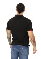 HN-04489 Black Mens Polo by HN