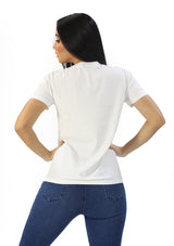 IN-Y300-CH White Cherry Blusa de Mujer