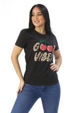 IN-Y300-CH Black Good Vibes Blusa de Mujer