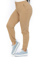 IR-IP-9034 Camel Pantalón Jogger de Mujer