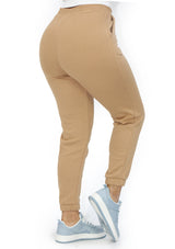 IR-IP-9034 Camel Pantalón Jogger de Mujer