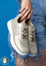 JC-EMMA Gold Menina Women Shoes