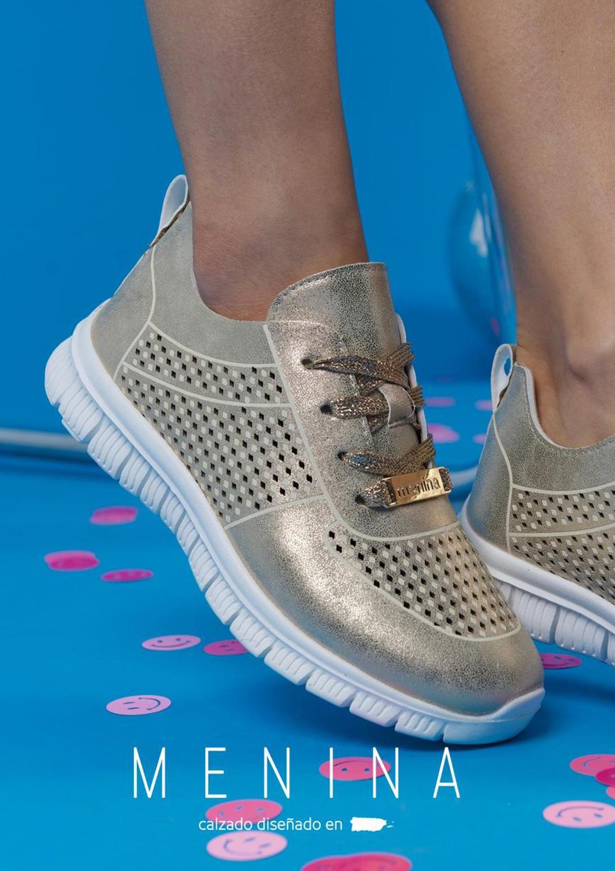 JC-EMMA Gold Menina Women Shoes