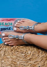 JC-MANGO-3 Silver Menina Women Shoes