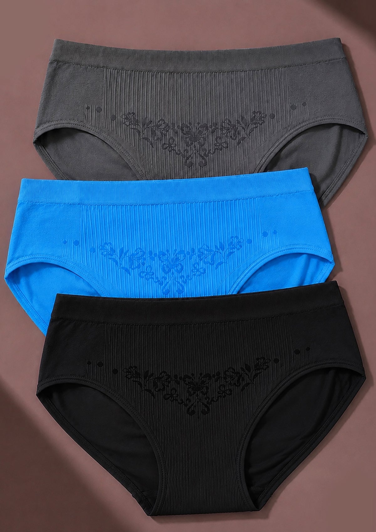 JM-FE-16922A Multicolor Panty PQT 3 de Mujer by Femina