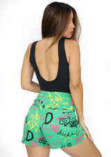 LC-A-4509 Black Bodysuit de Mujer