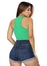 LP-ALO-01 Green Top de Mujer