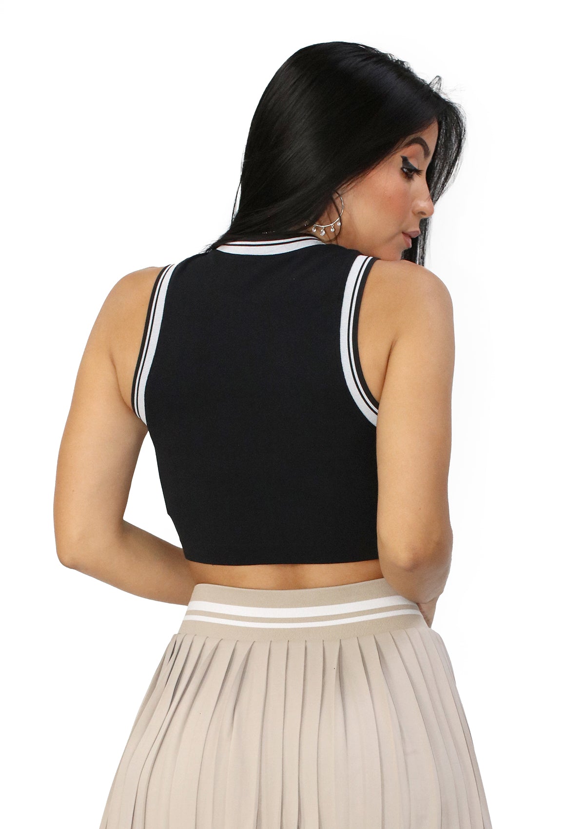 LP-ALO-30T Black Top de Mujer