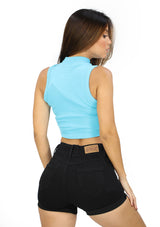 LP-BELLA-01 Blue Top de Mujer