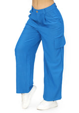 LP-CARGO-CH1 Cobalt Pantalón Cargo de Mujer