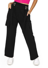 LP-CARGO-M02 Black Pantalón de Mujer