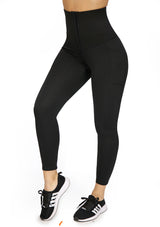 LP-FAJA-1 Black Leggings Deportivo de Mujer con Faja Control