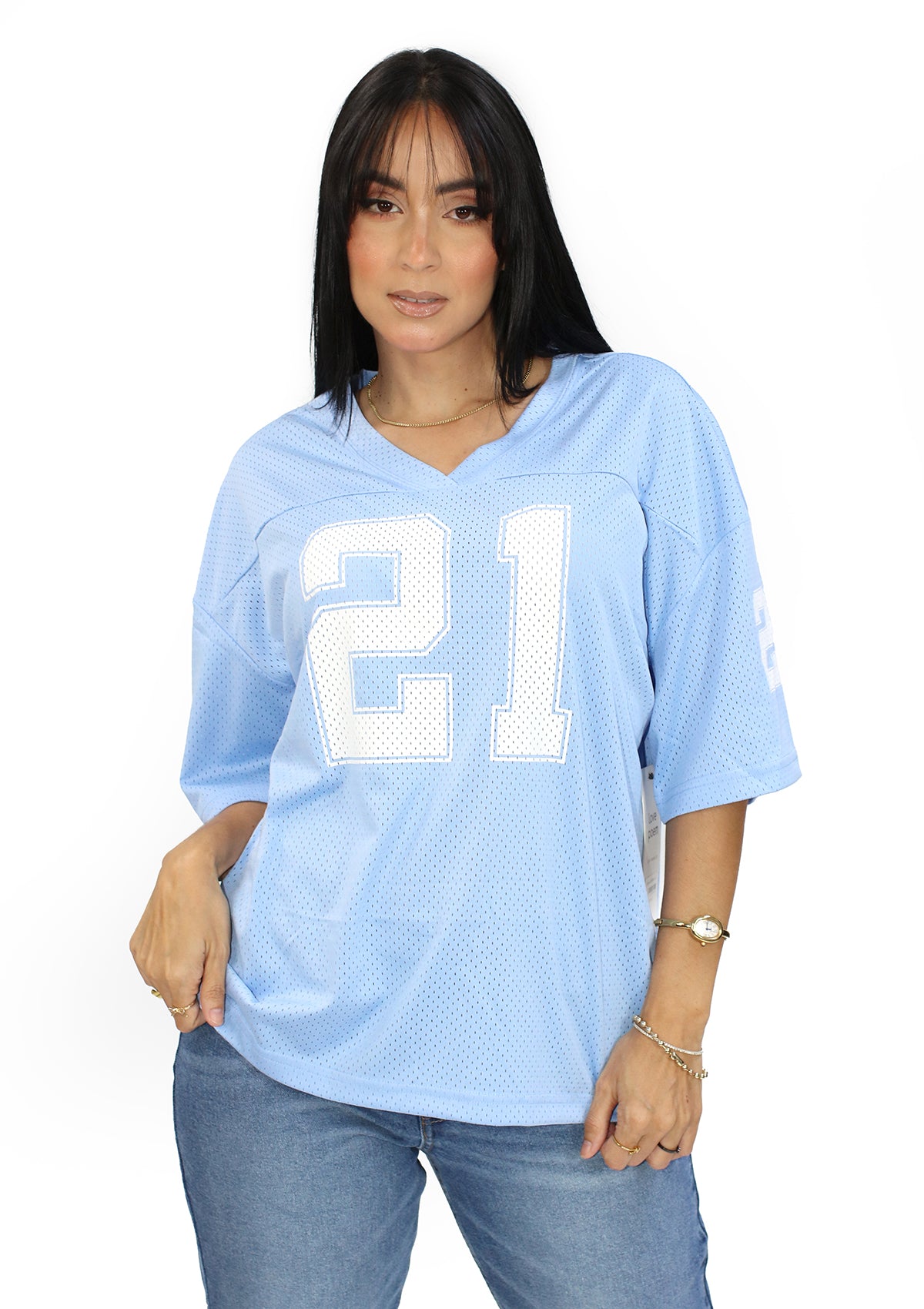 LP-JESSIE-01 Blue Jersey de Mujer