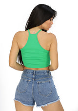 LP-KATE-04 Jellybean Green Top de Mujer