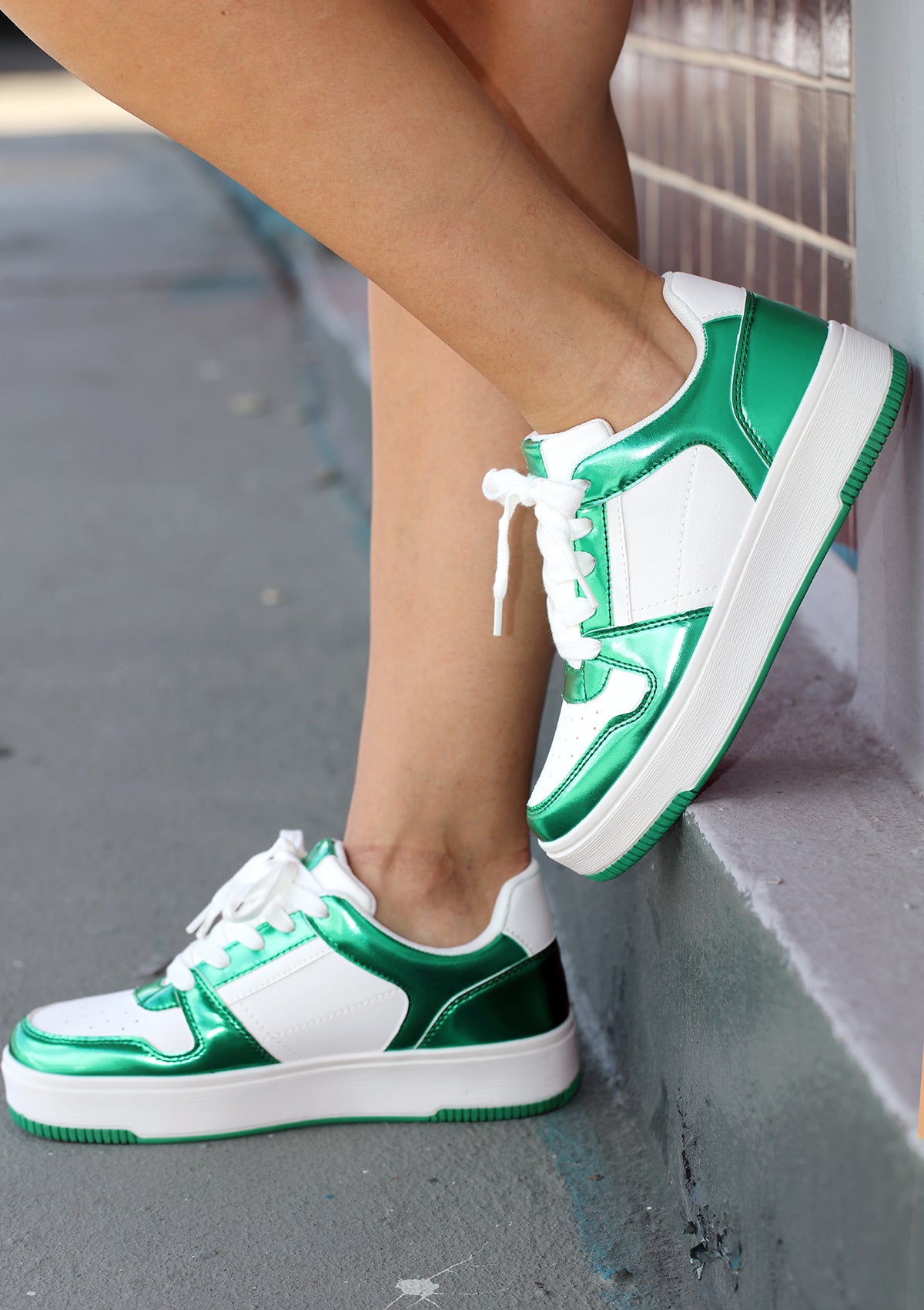 MG-SLICKER Green Women Shoes