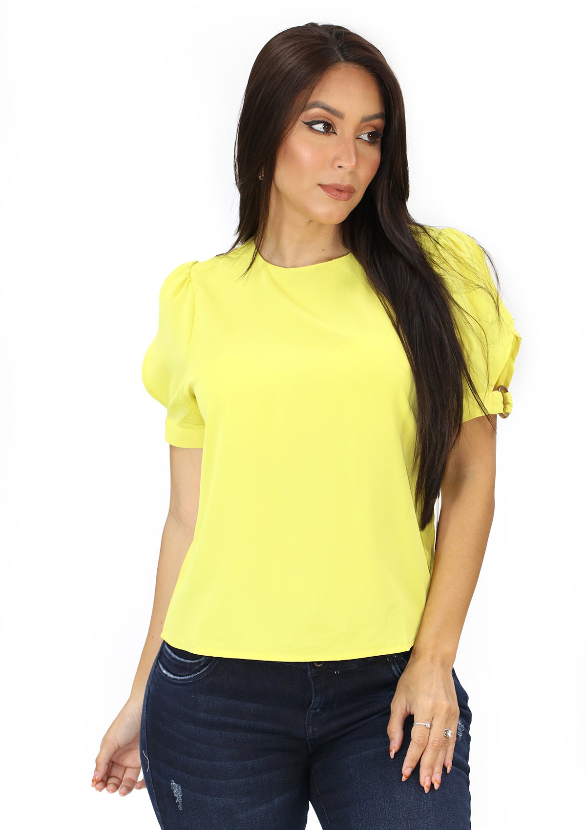 MH-35476-T Yellow Blusa de Mujer