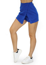 MH-38332-P Blue Falda Pantalón de Mujer