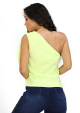 MH-38935-T Lime Blusa de Mujer
