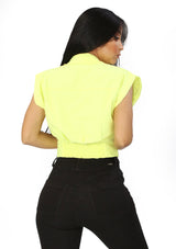 MH-43259-T Lemon Blusa de Mujer