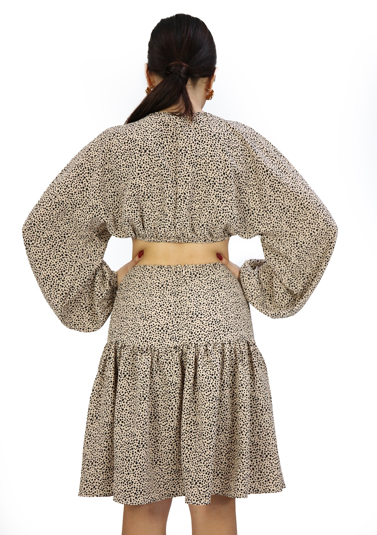 ML-2420 Animal Print Traje de Mujer