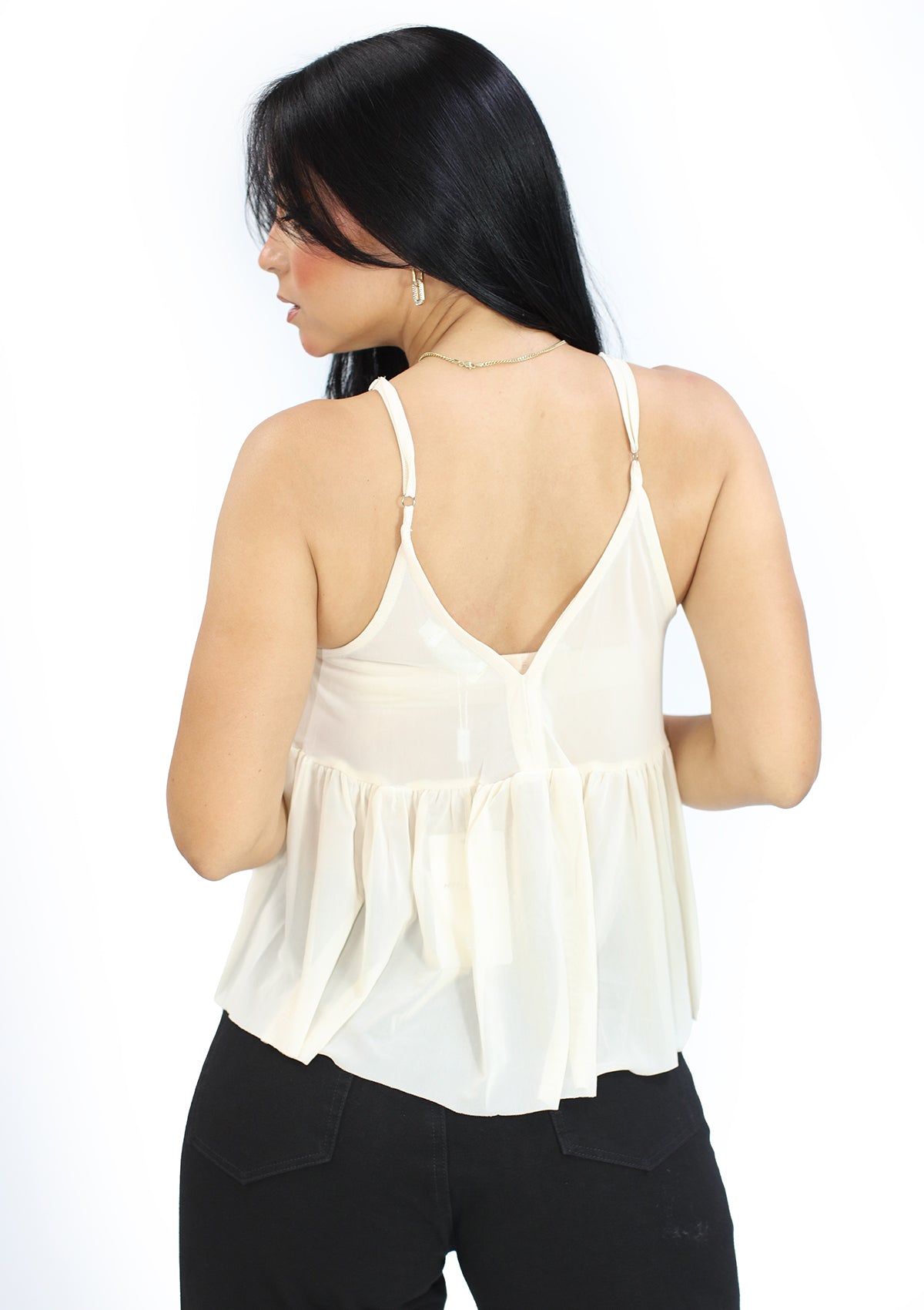 MM-LC-9097 Ivory Blusa de Mujer
