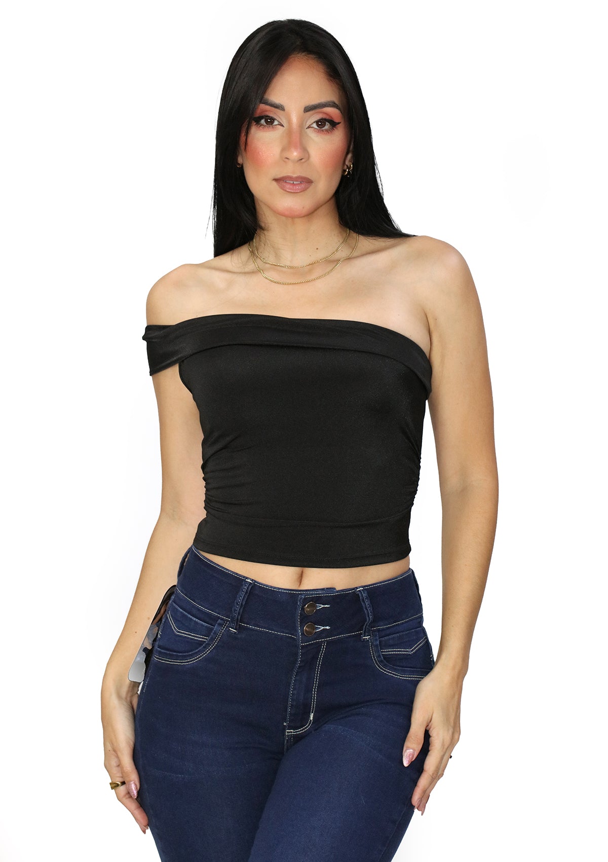 MN-4125-G90 Black Blusa de Mujer