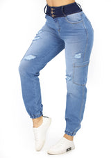 20933 Ripped Jogger "Cargo" Jean by Maripily Rivera