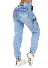 20935 Ripped Jogger Jean (Cargo) by Maripily Rivera