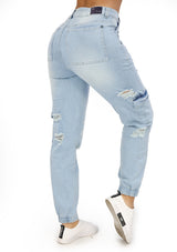 20939 Ripped Jogger Jean (Cargo) by Maripily Rivera