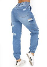 20941 Ripped Jogger Jean (Cargo) by Maripily Rivera