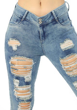 20948 Ripped Skinny Jean by Maripily Rivera