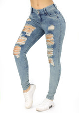 20948 Ripped Skinny Jean by Maripily Rivera