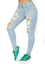 20954 Ripped Skinny Jean by Maripily Rivera