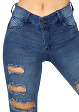 20955 Destroyed Skinny Jean by Maripily Rivera