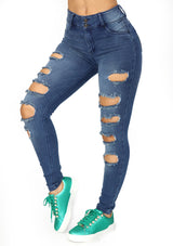 20955 Destroyed Skinny Jean by Maripily Rivera