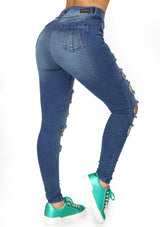 20955 Destroyed Skinny Jean by Maripily Rivera