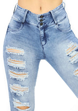 20958 Ripped Skinny Jean by Maripily Rivera
