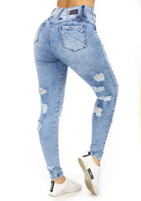 20958 Ripped Skinny Jean by Maripily Rivera