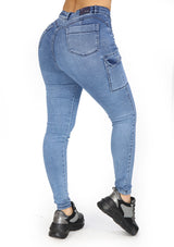 MRP21125 Tobillero Cargo Jean by Maripily Rivera