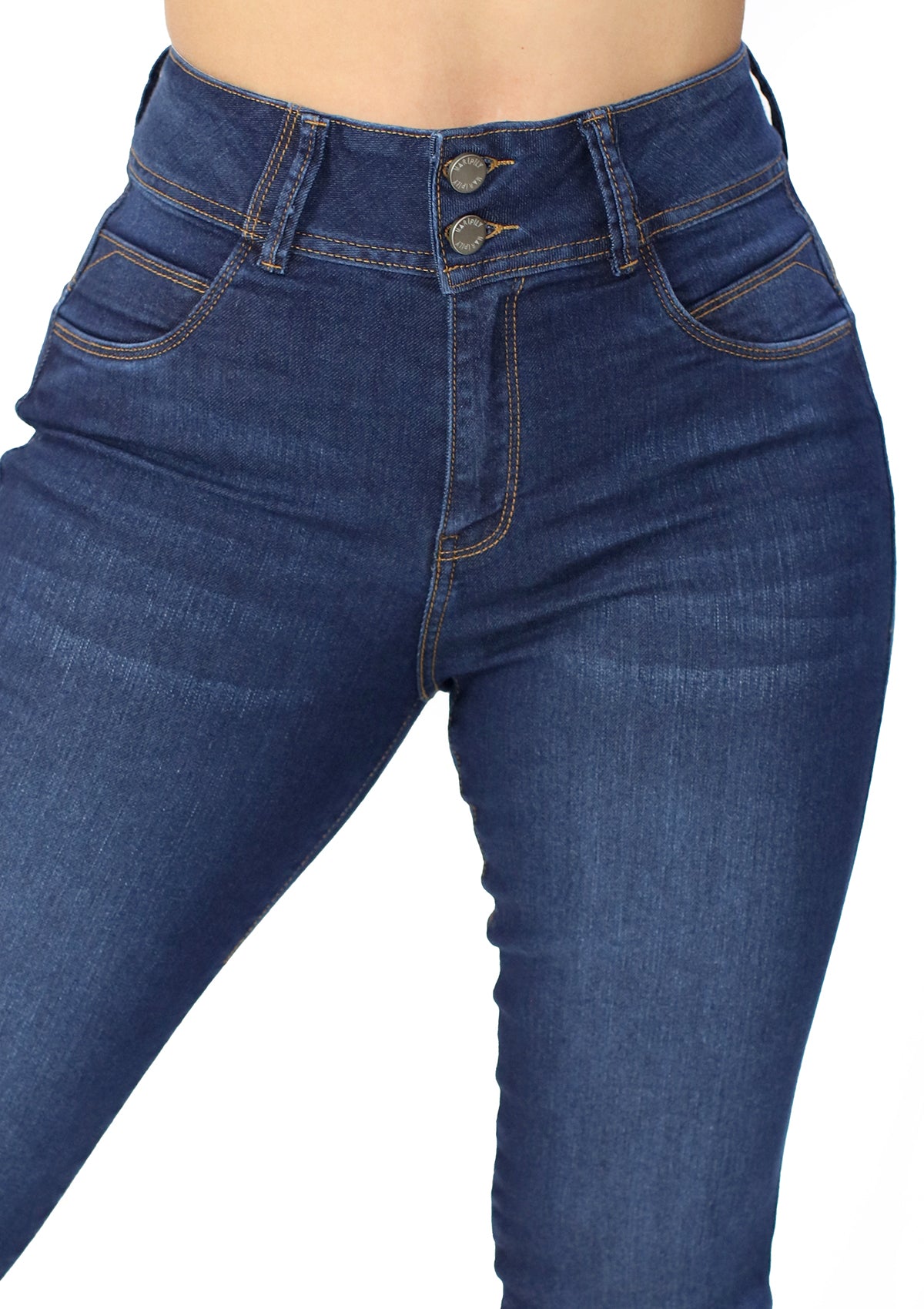 MRP-21416 Dark Denim Skinny Jean by Maripily Rivera