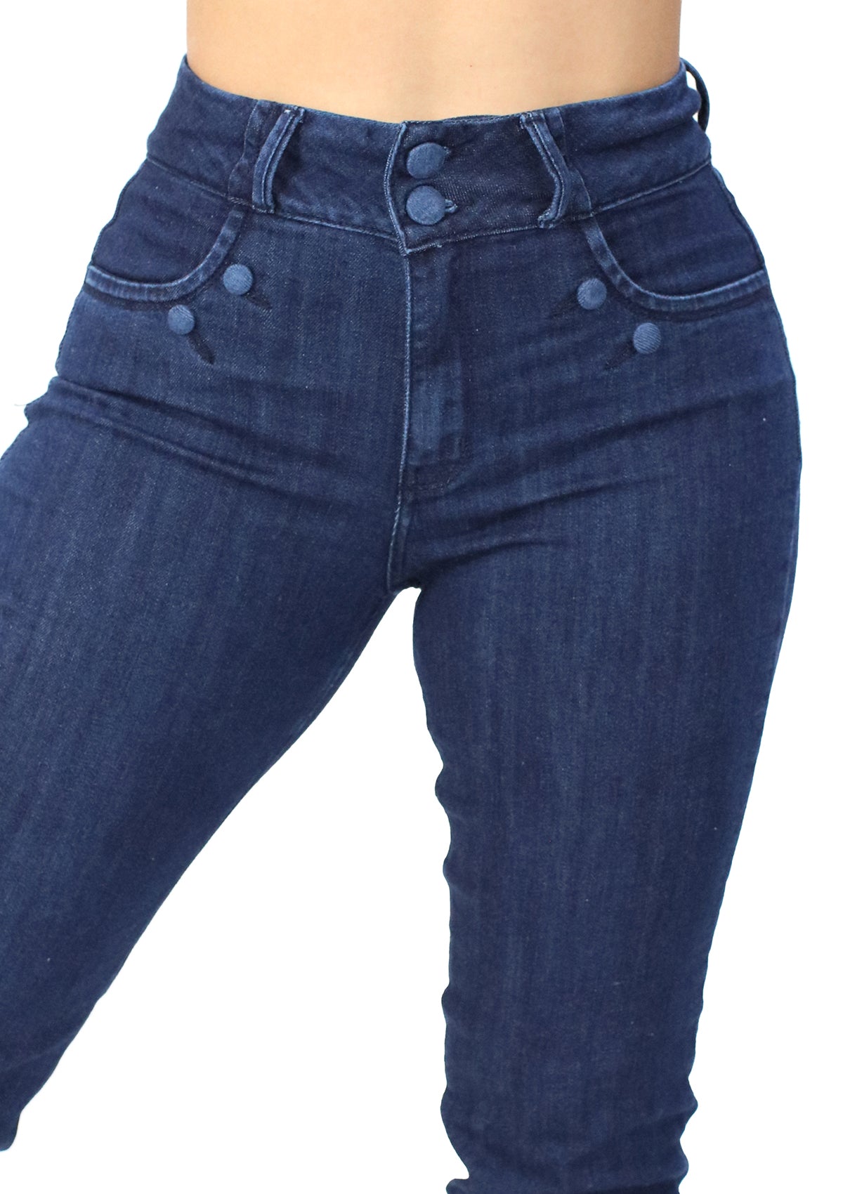 MRP-21429 Dark Denim Skinny Jean by Maripily Rivera