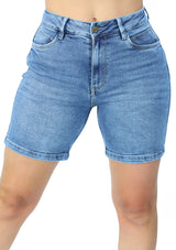 MRP21441 Medium Denim Short by Maripily Rivera