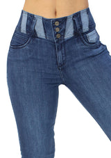 MRP21444 Dark Denim Skinny Jean by Maripily Rivera