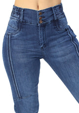 MRP21450 Medium Denim Tobillero Jean by Maripily Rivera
