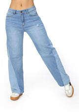 MRP21454 Light Denim Straight Fit Jean by Maripily Rivera