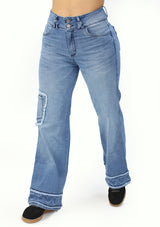 MRP21461 Light Denim Straight Fit Jean by Maripily Rivera