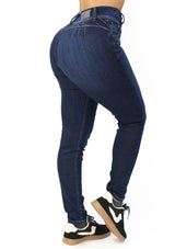 MRP21464 Dark Denim Skinny Jean by Maripily Rivera