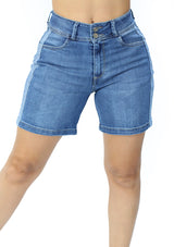 MRP21472 Medium Denim Short by Maripily Rivera