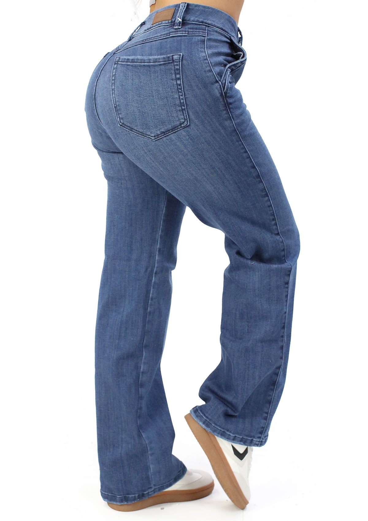 MRP-21541 Medium Denim Flare Fit Jean by Maripily Rivera