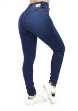 MRP21546 Dark Denim Skinny Jean by Maripily Rivera